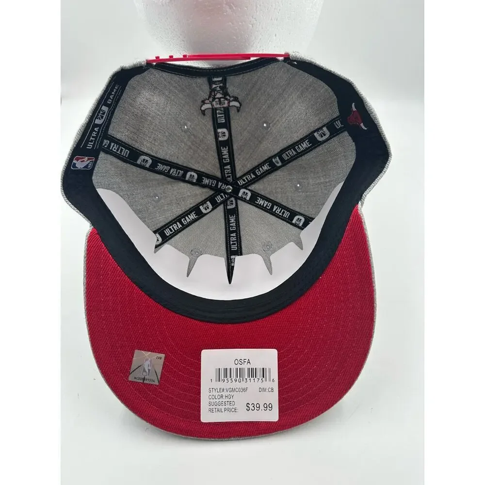 Chicago Bulls NBA Ultra Game Snapback Adjustable Hat/Cap